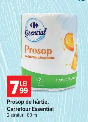 Carrefour Prosop de hârtie, Carrefour Essential Ofertă