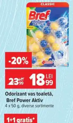 Carrefour Odorizant vas toaletă, Bref Power Aktiv Ofertă