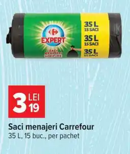 Carrefour Saci menajeri Carrefour Ofertă