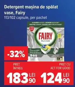 Carrefour Detergent mașină de spălat vase, Fairy Ofertă