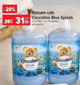 Carrefour Balsam rufe Coccolino Blue Splash Ofertă