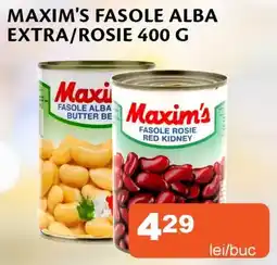 Unicarm Maxim's fasole alba extra/rosie Ofertă