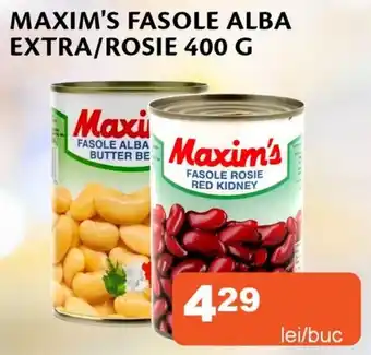 Unicarm Maxim's fasole alba extra/rosie Ofertă