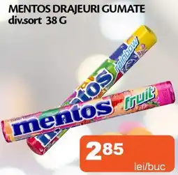 Unicarm Mentos drajeuri gumate Ofertă