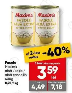 PROFI MAXIM‘S Fasole Ofertă