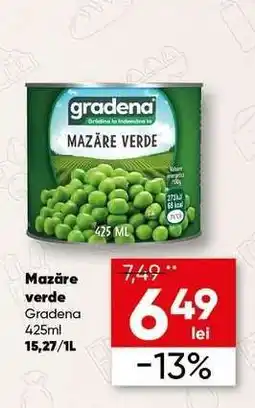 PROFI Mazăre verde Gradena 425ml Ofertă