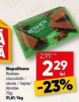 PROFI Napolitane Roshen Ofertă