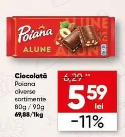 PROFI Ciocolată Poiana Ofertă