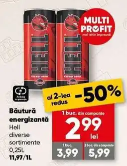 PROFI Băutură energizantă Hell Ofertă