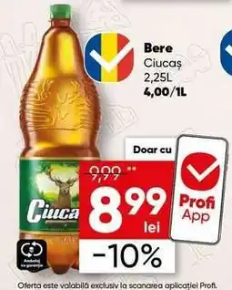 PROFI Bere Ciucaș Ofertă