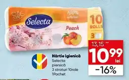 PROFI Hârtie igienică Selecta Peach Ofertă