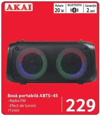 Selgros Boxă portabilă ABTS-45 Ofertă