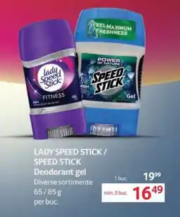 Selgros Lady Speed Stick/Speed Stick Deodorant gel Ofertă