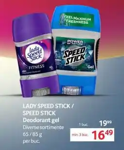 Selgros LADY SPEED STICK/ SPEED STICK Ofertă