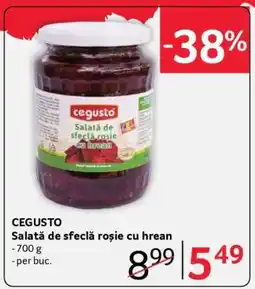 Selgros CEGUSTO Salată de sfeclă roșie cu hrean Ofertă