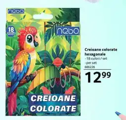 Selgros Creioane colorate hexagonale Ofertă