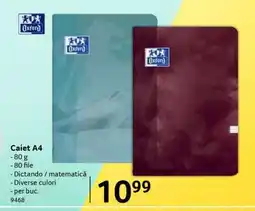 Selgros Caiet A4 Ofertă