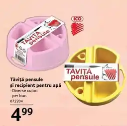 Selgros Tăviță pensule și recipient pentru apă Ofertă