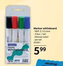 Selgros Marker whiteboard Ofertă