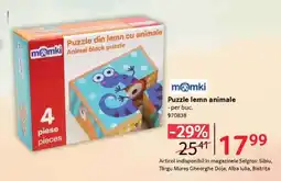 Selgros Puzzle lemn animale Ofertă