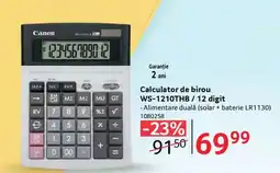 Selgros Calculator de birou WS-1210THB / 12 digit Ofertă
