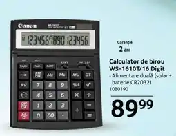 Selgros Calculator de birou WS-1610T/16 Digit Ofertă