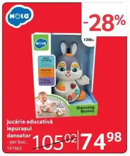 Selgros Jucărie educativă iepurașul dansator Ofertă