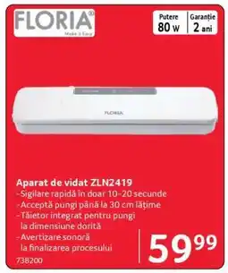 Selgros Aparat de vidat ZLN2419 Ofertă