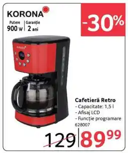 Selgros Cafetieră Retro Ofertă