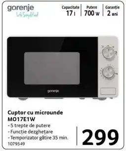 Selgros Cuptor cu microunde MO17E1W Ofertă