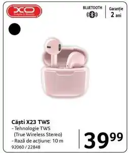 Selgros Căști X23 TWS Ofertă