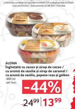 Selgros ALOMA Îngheţată Ofertă