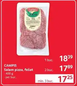 Selgros CAMPIS Salam pizza feliat Ofertă