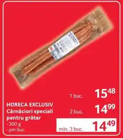 Selgros HORECA EXCLUSIV Cârnați speciali pentru grătar Ofertă
