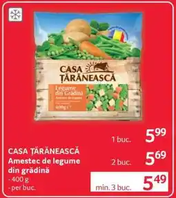 Selgros CASA ȚĂRĂNEASCĂ Amestec de legume din grădină Ofertă