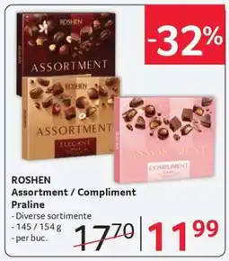 Selgros ROSHEN Assortment / Compliment Praline Ofertă