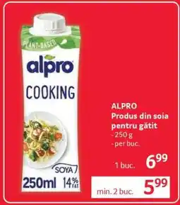 Selgros ALPRO Produs din soia pentru gătit Ofertă