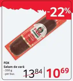 Selgros Fox Salam de Vara Ofertă