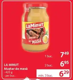Selgros LA MINUT Muștar de masă Ofertă
