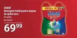 Selgros SOMAT Detergent lichid pentru mașina de spălat vase Ofertă