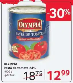 Selgros OLYMPIA Pastă de tomate 24% Ofertă