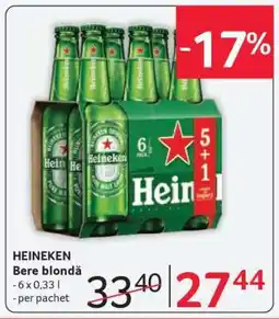 Selgros HEINEKEN Bere blondă Ofertă