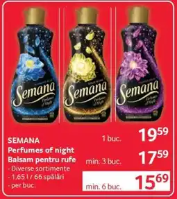 Selgros SEMANA Perfumes of night Balsam pentru rufe Ofertă
