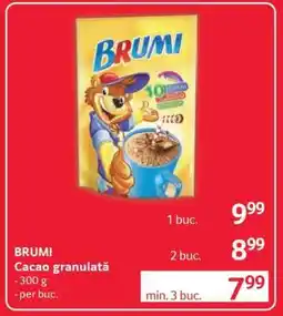 Selgros BRUMI Cacao granulată Ofertă