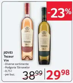 Selgros JIDVEI Tezaur Vin Ofertă