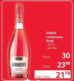 Selgros ZAREA Lambrusco Rosé Ofertă