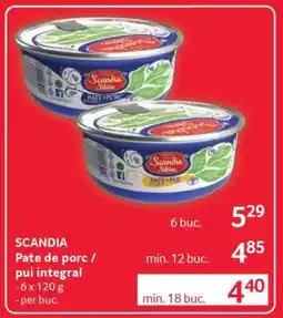 Selgros SCANDIA Pate de porc / pui integral Ofertă