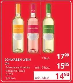 Selgros SCHWABEN WEIN VIN Ofertă