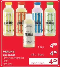 Selgros MERLIN`S Limonadă Ofertă