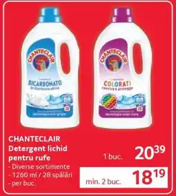 Selgros CHANTECLAIR Detergent lichid pentru rufe Ofertă